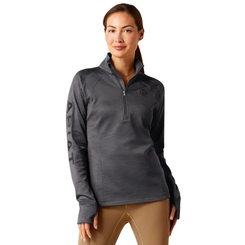 Ariat Women's Tek Team 1/2 Zip Sweatshirt - Ebony